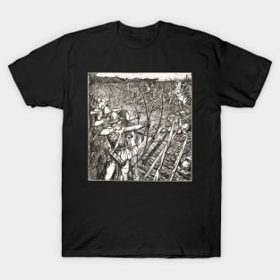 Archers winning the day, Agincourt, 1415 T-Shirt